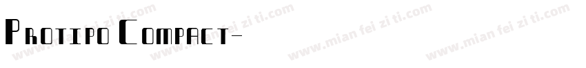 Protipo Compact字体转换